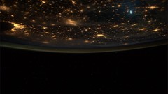 Night Space lights Earth