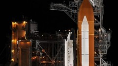 Night Space shuttle NASA