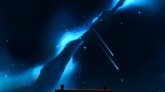 Night Space Stars bench artwork