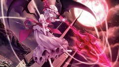 Night Stars Mountains clouds moon weapons wings dress hats 