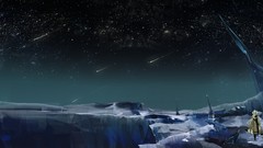 Night Stars sky scenic pixiv fantasia Saberiii