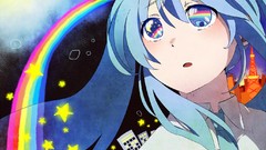 Night Stars tears cities crying hatsune miku vocaloid