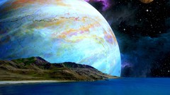 Night still digital art fantasy art Lemmy X