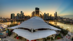 Night summer Chicago Navy USA piers urban cityscapes
