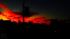 night sunlight sky red