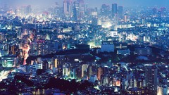 Night Tokyo cityscapes