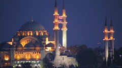 Night Turkey Istanbul mosques