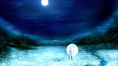 Night Umbrellas anime girls touhou kazami yuuka video games