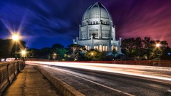 Night USA urban illinois