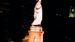 Night view of statue