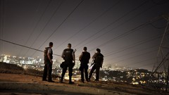Night War weapons Guns police City Lights slum Rio de Janeiro 