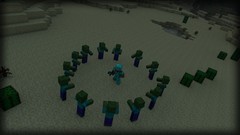 Night water cactus Swords minecraft zombies steve deserts