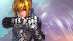 Night weapons Anime armor saber gloves Ribbons Swords shirts 