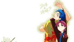 Night white Anime Lancer hollow type-moon fate hollow ataraxia 