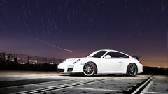 Night white Porsche