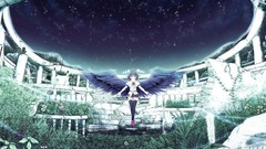 Night wings hats touhou shameimaru aya thigh highs tengu