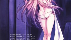 Night woman ass Anime long hair anime girls panties sword art 