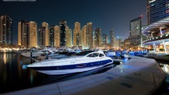 Night Yachts dubai marina windy