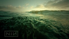 nine inch nails Music water waves album covers
