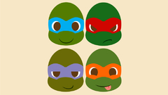 Ninja turtles Michelangelo Donatello
