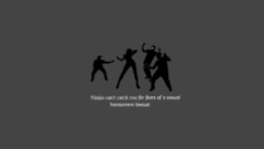Ninjas cant catch you