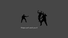 Ninjas cant catch you