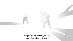 Ninjas cant catch you