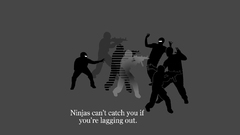 Ninjas cant catch you