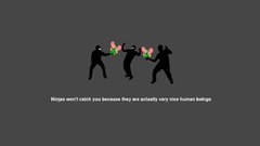 Ninjas cant catch you