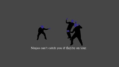 Ninjas cant catch you