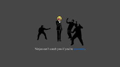 Ninjas cant catch you