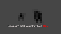 Ninjas cant catch you