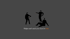Ninjas cant catch you