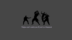 Ninjas cant catch you