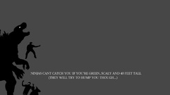 Ninjas cant catch you