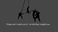 Ninjas cant catch you