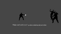 Ninjas cant catch you