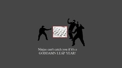 Ninjas cant catch you