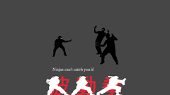 Ninjas cant catch you