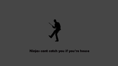 Ninjas cant catch you