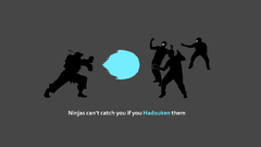 Ninjas cant catch you