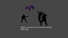 Ninjas cant catch you