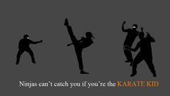 Ninjas cant catch you