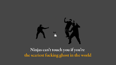 Ninjas cant catch you