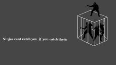 Ninjas cant catch you