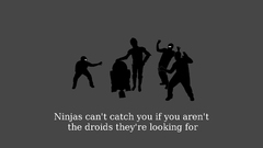 Ninjas cant catch you