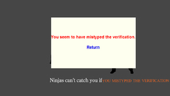 Ninjas cant catch you