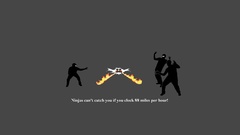 Ninjas cant catch you if