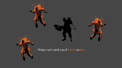 Ninjas fire Pyro TF2