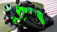 Ninjas Kawasaki motorbikes